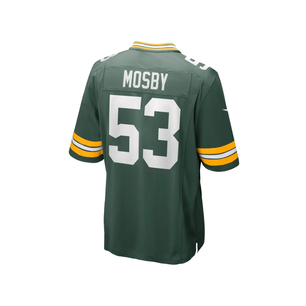 Mens Green Bay Packers Arron Mosby Green Team Game Jersey