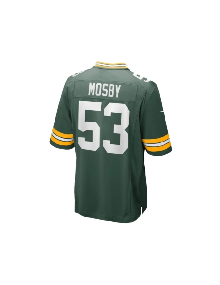 Mens Green Bay Packers Arron Mosby Green Team Game Jersey