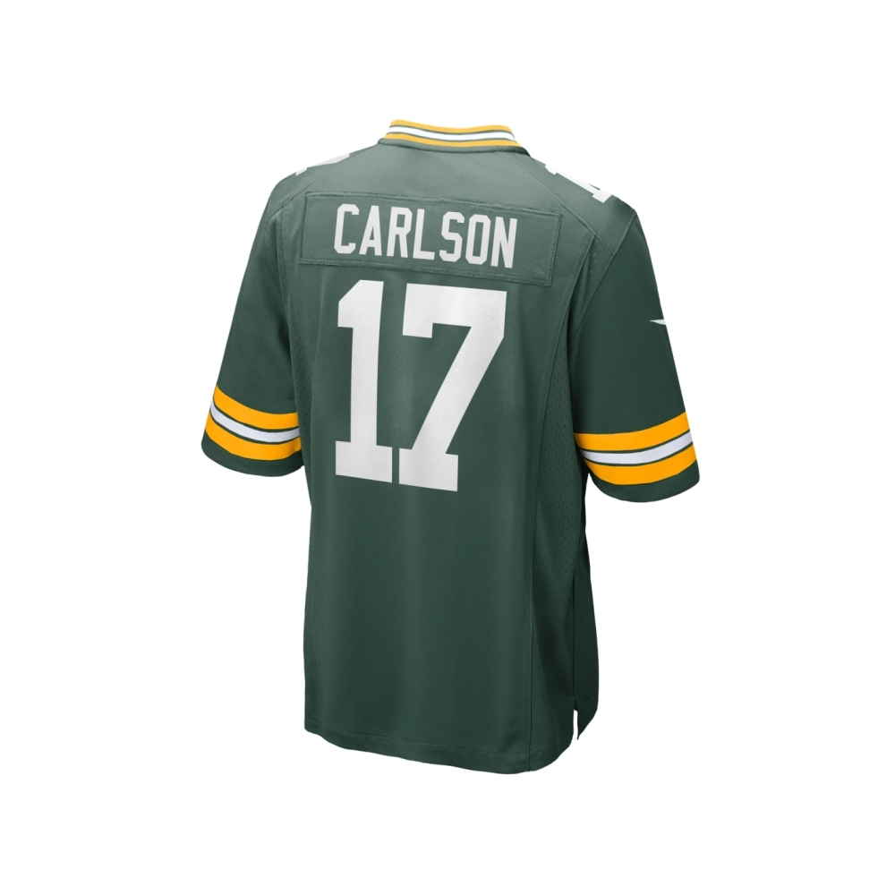 Mens Green Bay Packers Anders Carlson Green Game Jersey