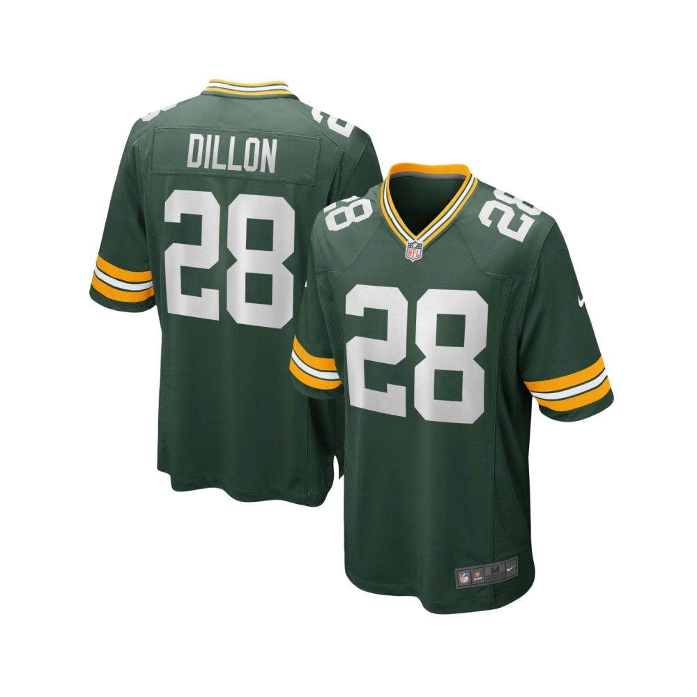 Mens Green Bay Packers AJ Dillon Green Team Game Jersey