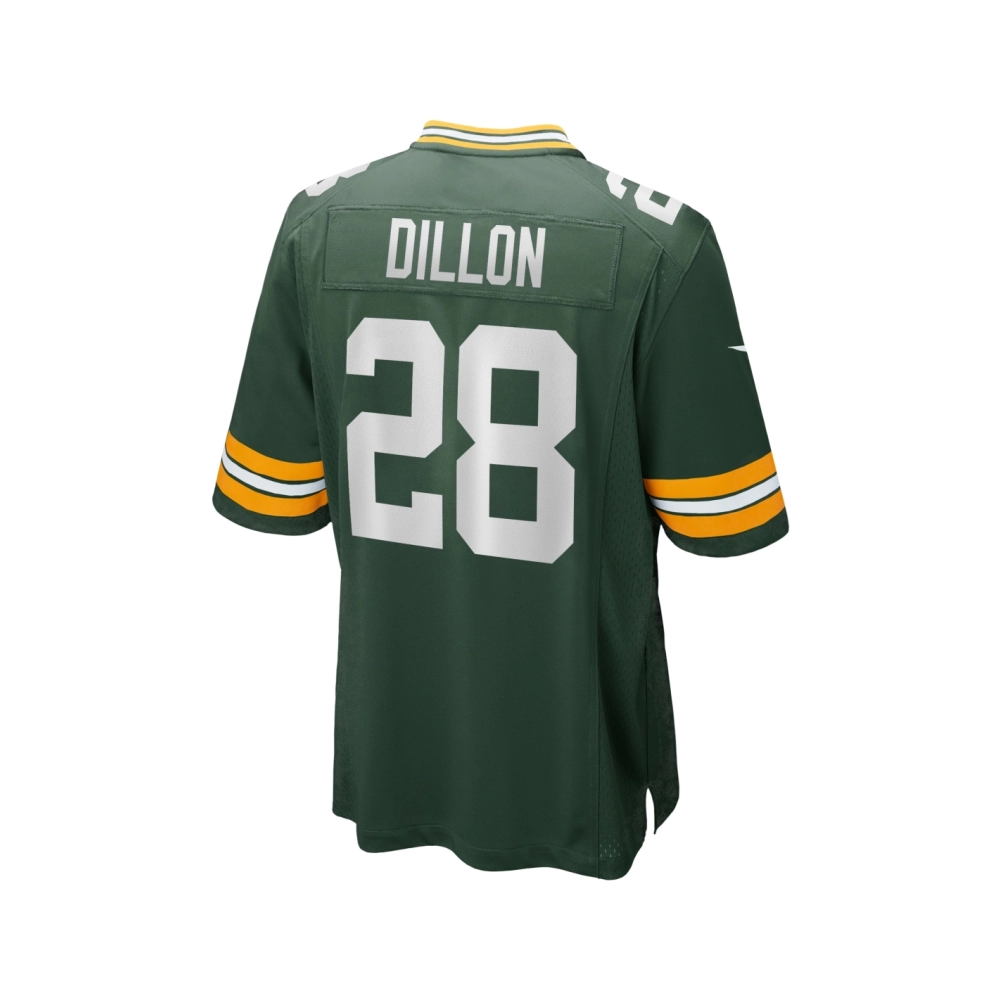 Mens Green Bay Packers AJ Dillon Green Team Game Jersey