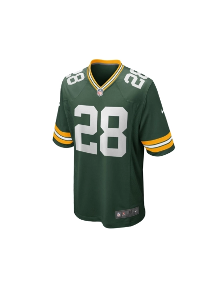 Mens Green Bay Packers AJ Dillon Green Game Player Jersey