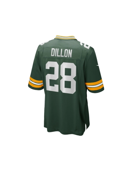 Mens Green Bay Packers AJ Dillon Green Game Player Jersey