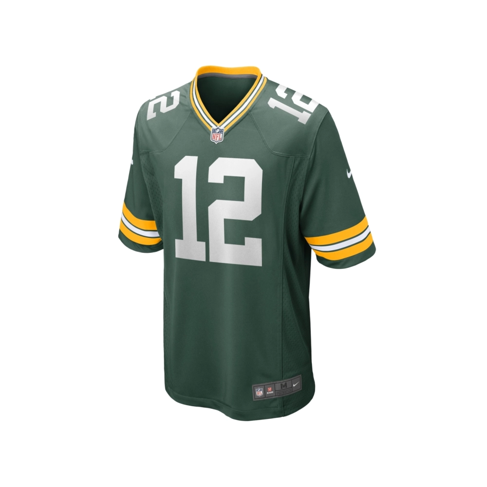 Mens Green Bay Packers Aaron Rodgers Green Game Team Jersey