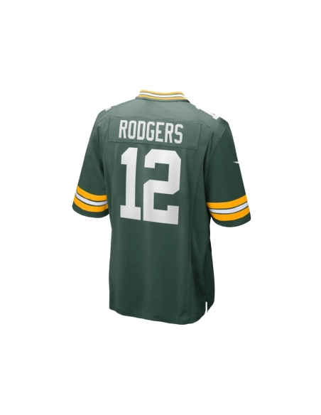 Mens Green Bay Packers Aaron Rodgers Green Game Team Jersey
