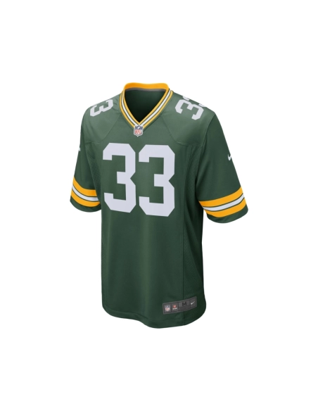 Mens Green Bay Packers Aaron Jones Green Game Jersey
