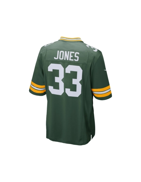Mens Green Bay Packers Aaron Jones Green Game Jersey
