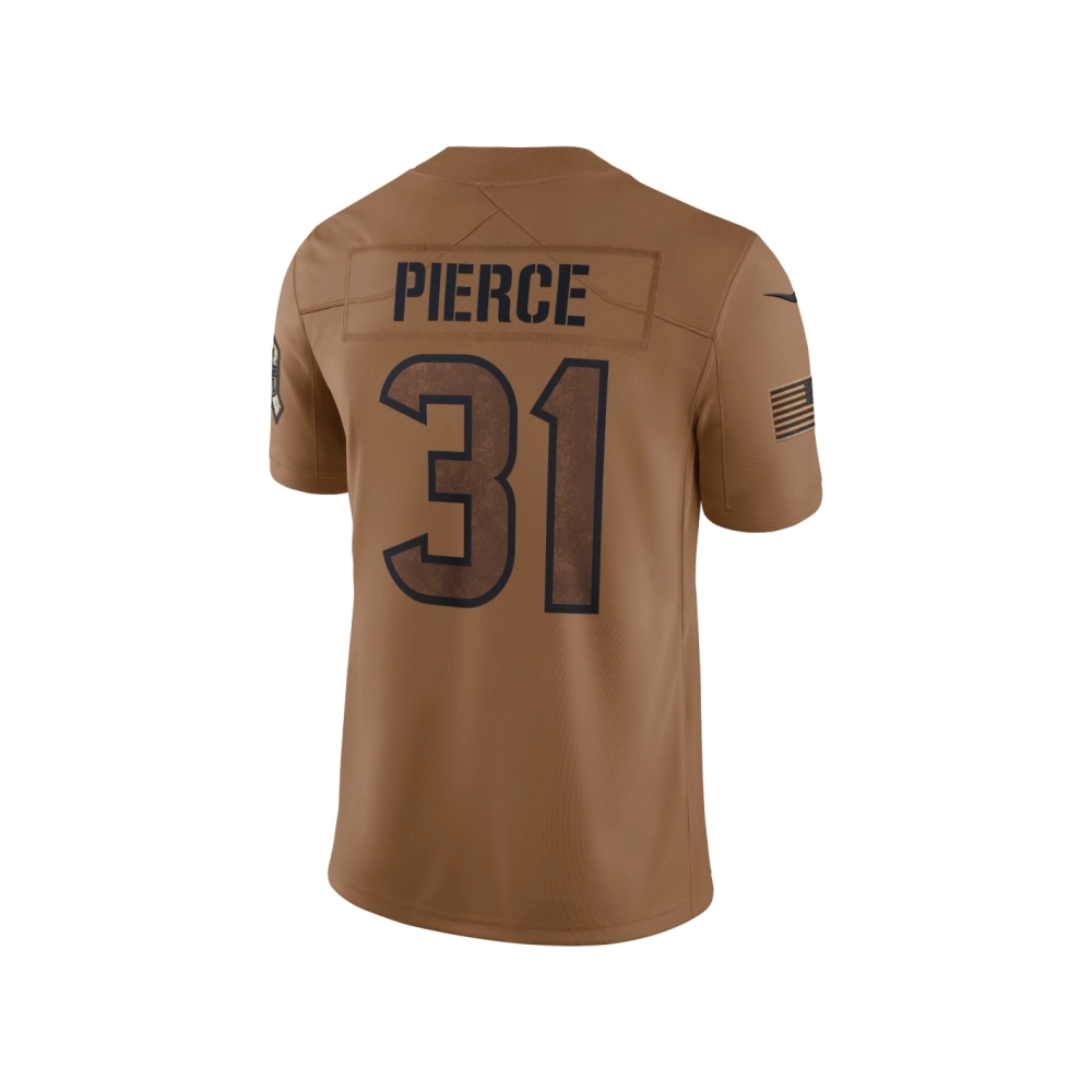 Womens Houston Texans Dameon Pierce Brown 2023 Salute To Service Limited Jersey