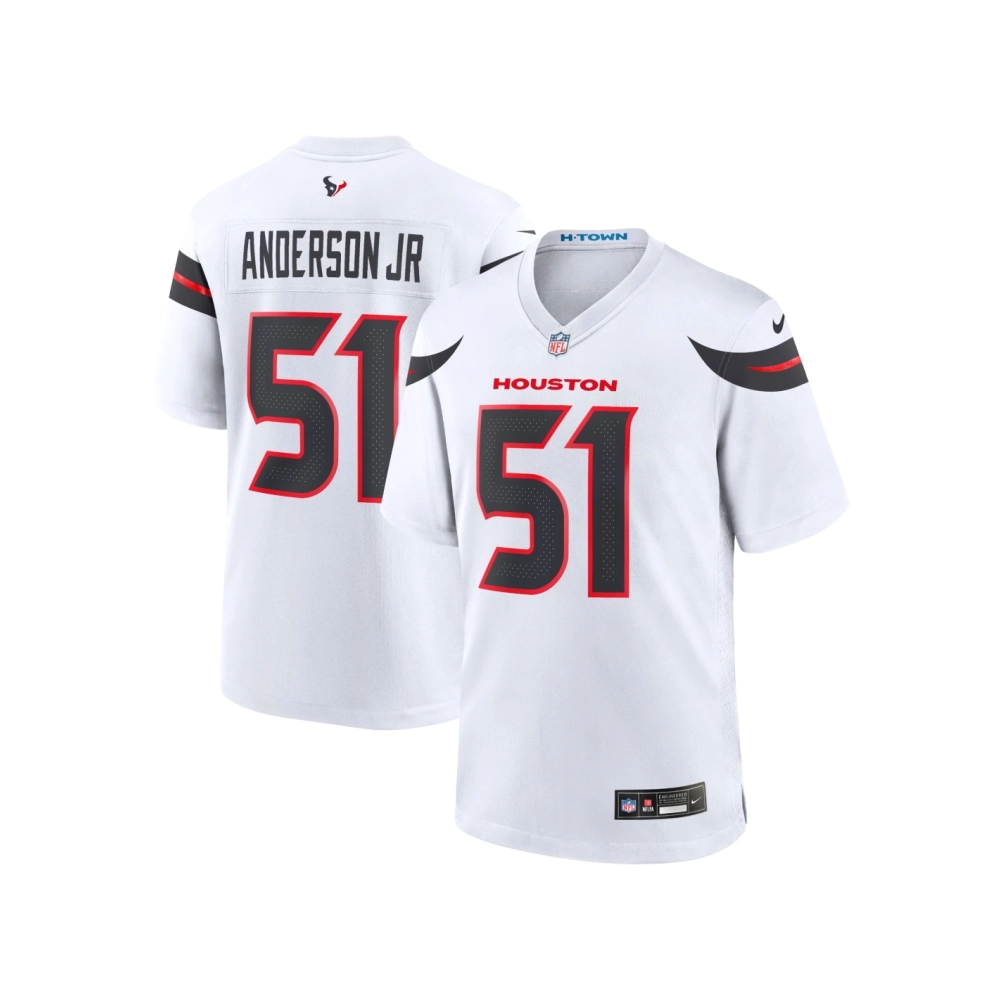 Mens Houston Texans Will Anderson Jr. White Game Jersey