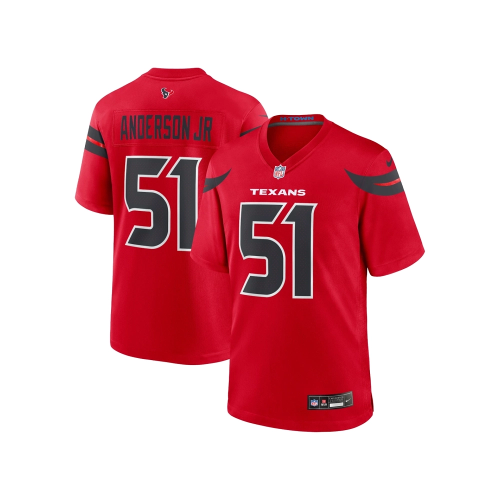 Mens Houston Texans Will Anderson Jr. Red Alternate Game Jersey