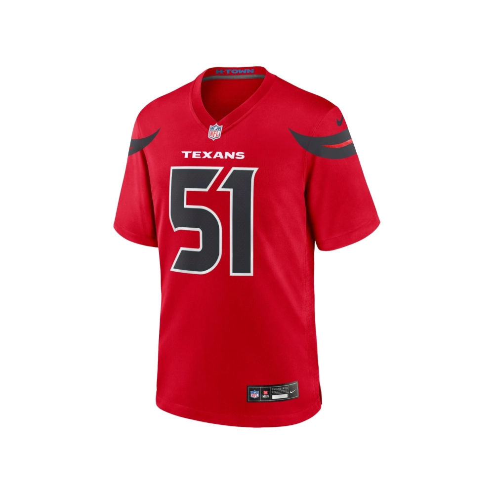 Mens Houston Texans Will Anderson Jr. Red Alternate Game Jersey