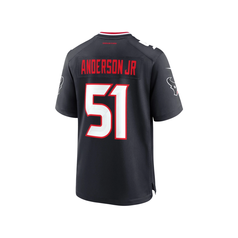 Mens Houston Texans Will Anderson Jr. Navy Game Jersey