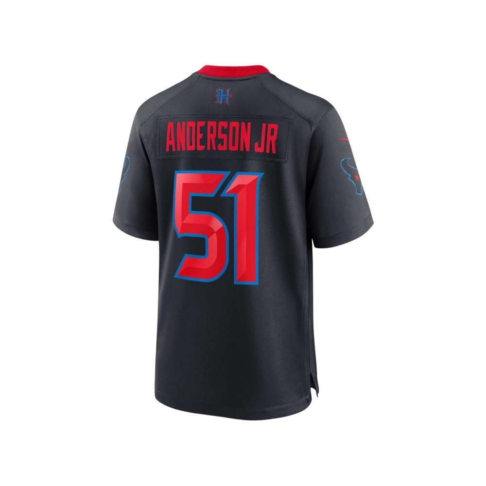 Mens Houston Texans Will Anderson Jr. Navy 2nd Alternate Game Jersey