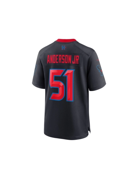 Mens Houston Texans Will Anderson Jr. Navy 2nd Alternate Game Jersey
