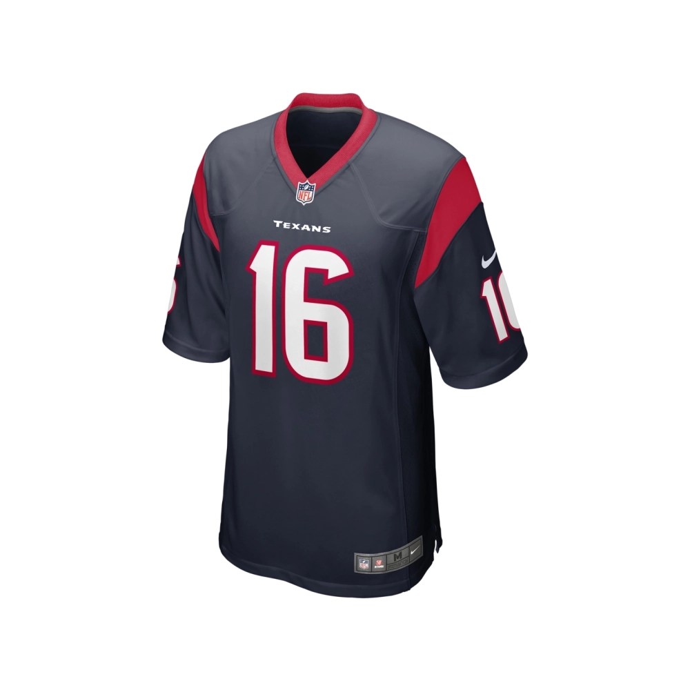 Mens Houston Texans Ty Zentner Navy Team Game Jersey