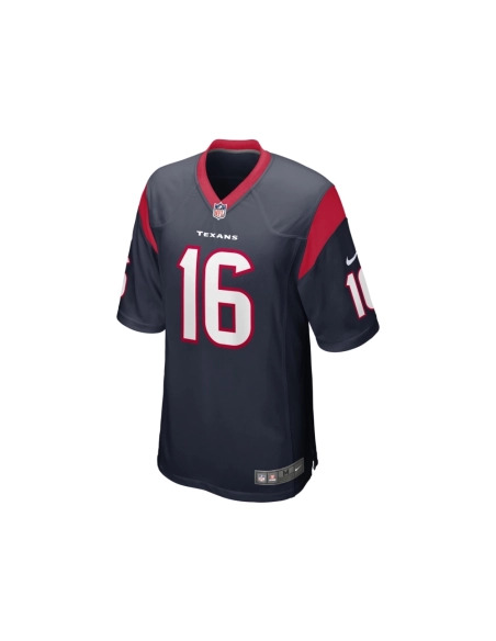 Mens Houston Texans Ty Zentner Navy Team Game Jersey