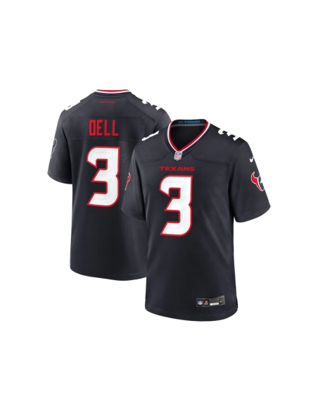 Mens Houston Texans Tank Dell Navy Game Jersey
