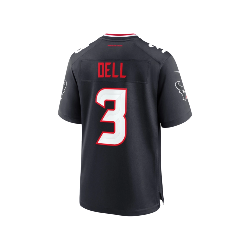 Mens Houston Texans Tank Dell Navy Game Jersey