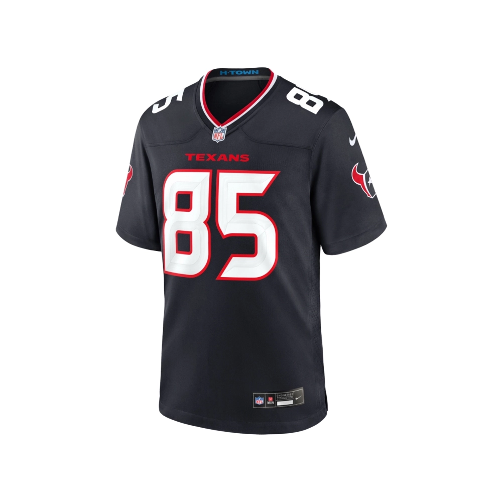 Mens Houston Texans Noah Brown Navy Team Game Jersey