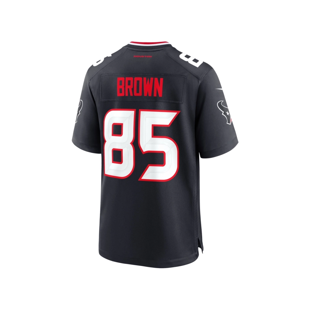 Mens Houston Texans Noah Brown Navy Team Game Jersey