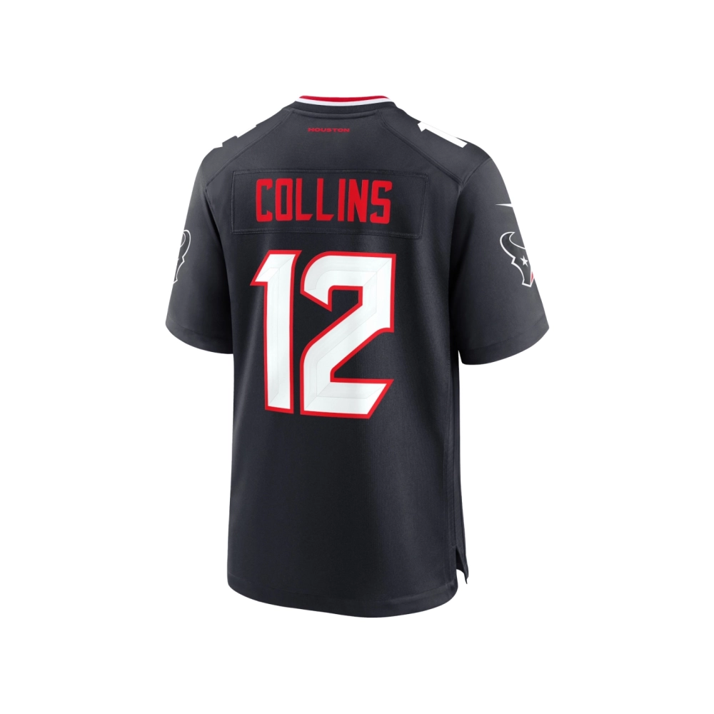 Mens Houston Texans Nico Collins Navy Game Jersey