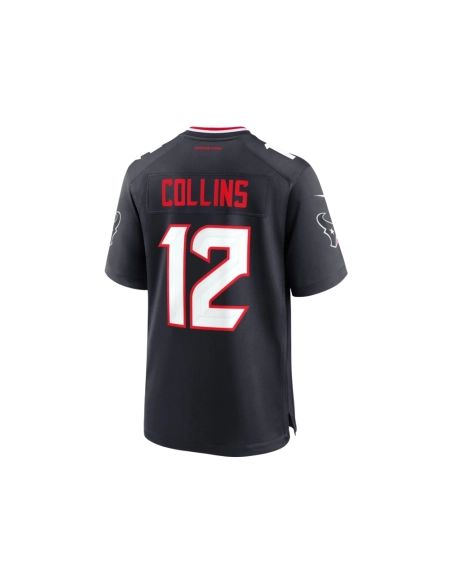 Mens Houston Texans Nico Collins Navy Game Jersey