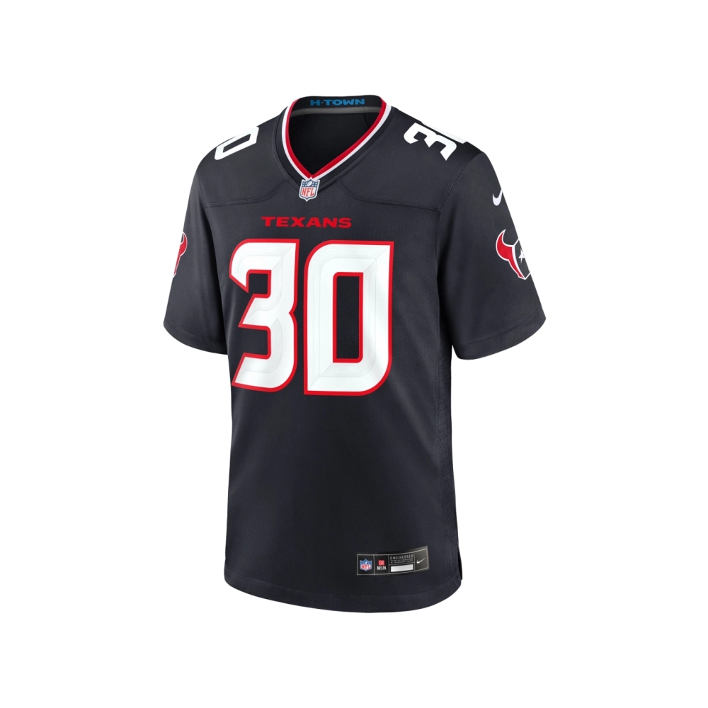 Mens Houston Texans Myles Bryant Navy Team Game Jersey