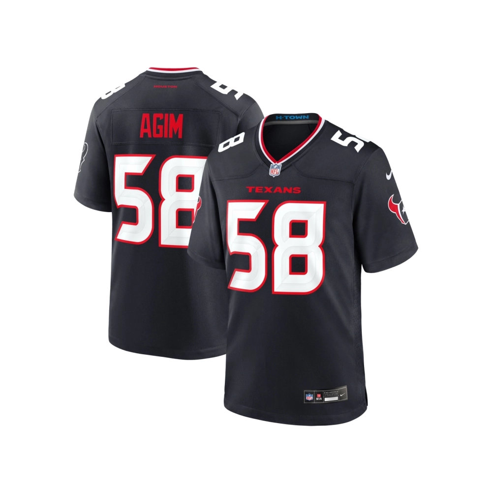 Mens Houston Texans McTelvin Agim Navy Team Game Jersey