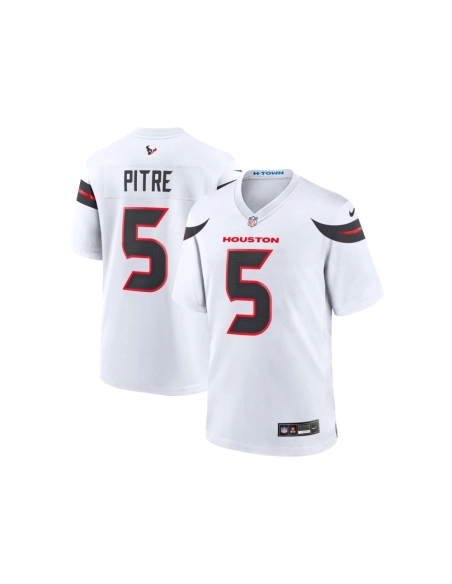 Mens Houston Texans Jalen Pitre White Game Jersey