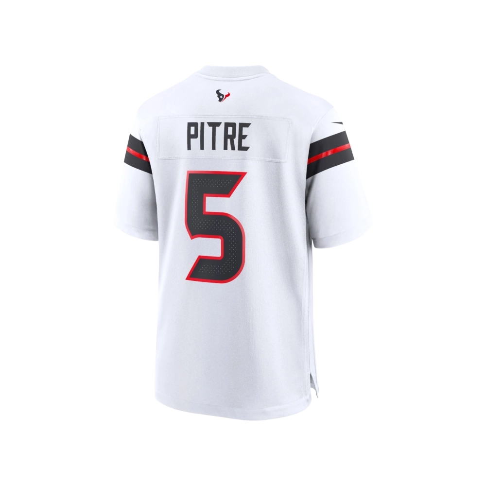 Mens Houston Texans Jalen Pitre White Game Jersey