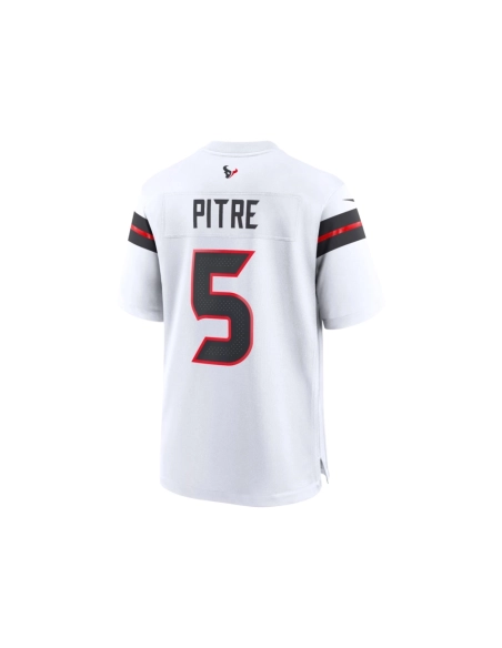 Mens Houston Texans Jalen Pitre White Game Jersey