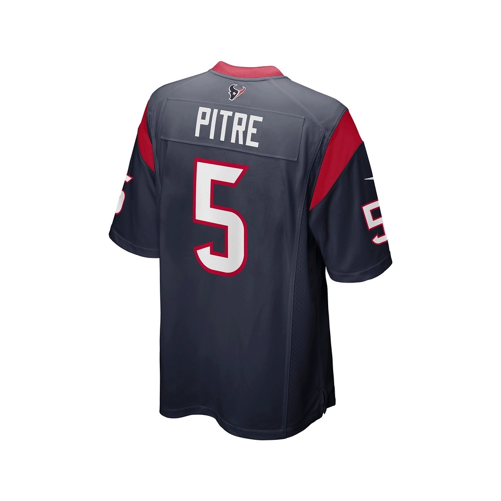 Mens Houston Texans Jalen Pitre Navy Game Player Jersey