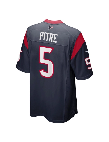 Mens Houston Texans Jalen Pitre Navy Game Player Jersey