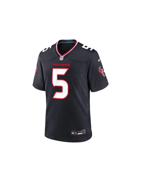 Mens Houston Texans Jalen Pitre Navy Game Jersey