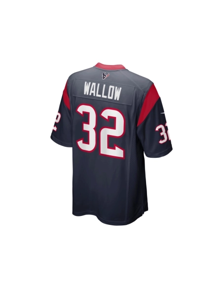 Mens Houston Texans Garret Wallow Navy Game Jersey