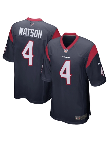 Mens Houston Texans Deshaun Watson Navy Game Jersey