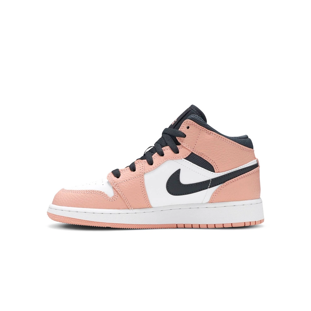 AIR JORDAN 1 MID GS PINK QUARTZ 555112 603,AIR JORDAN 1 MID,Air Jordan