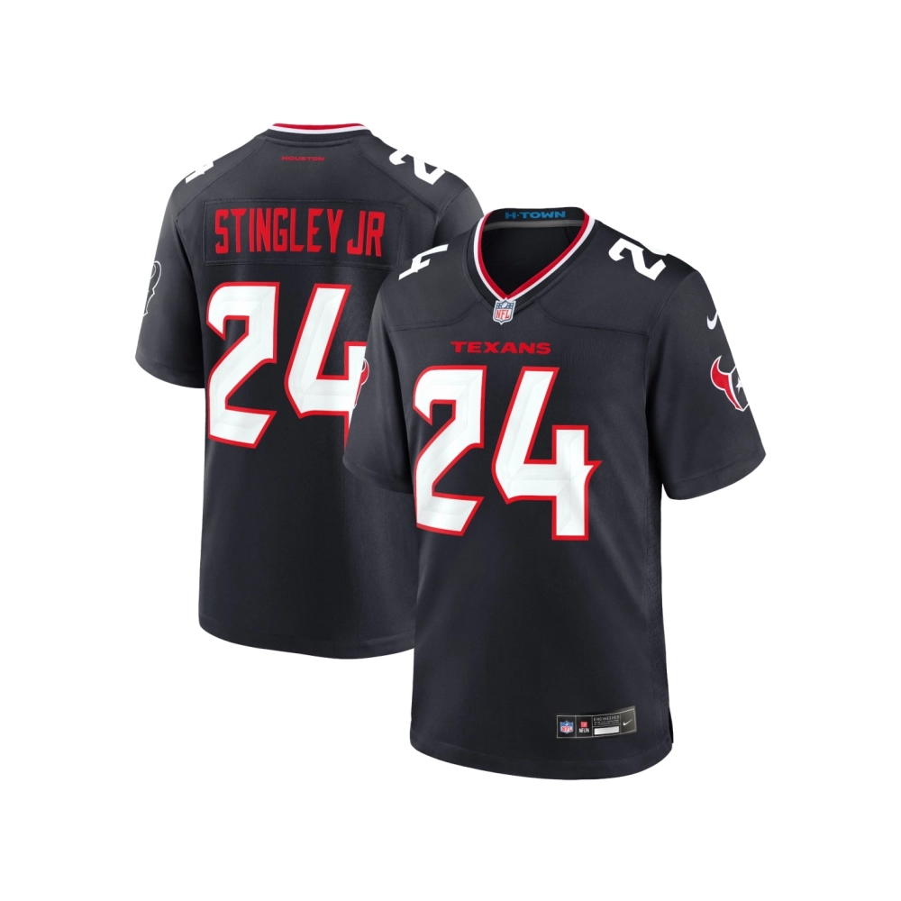 Mens Houston Texans Derek Stingley Jr. Navy Game Jersey
