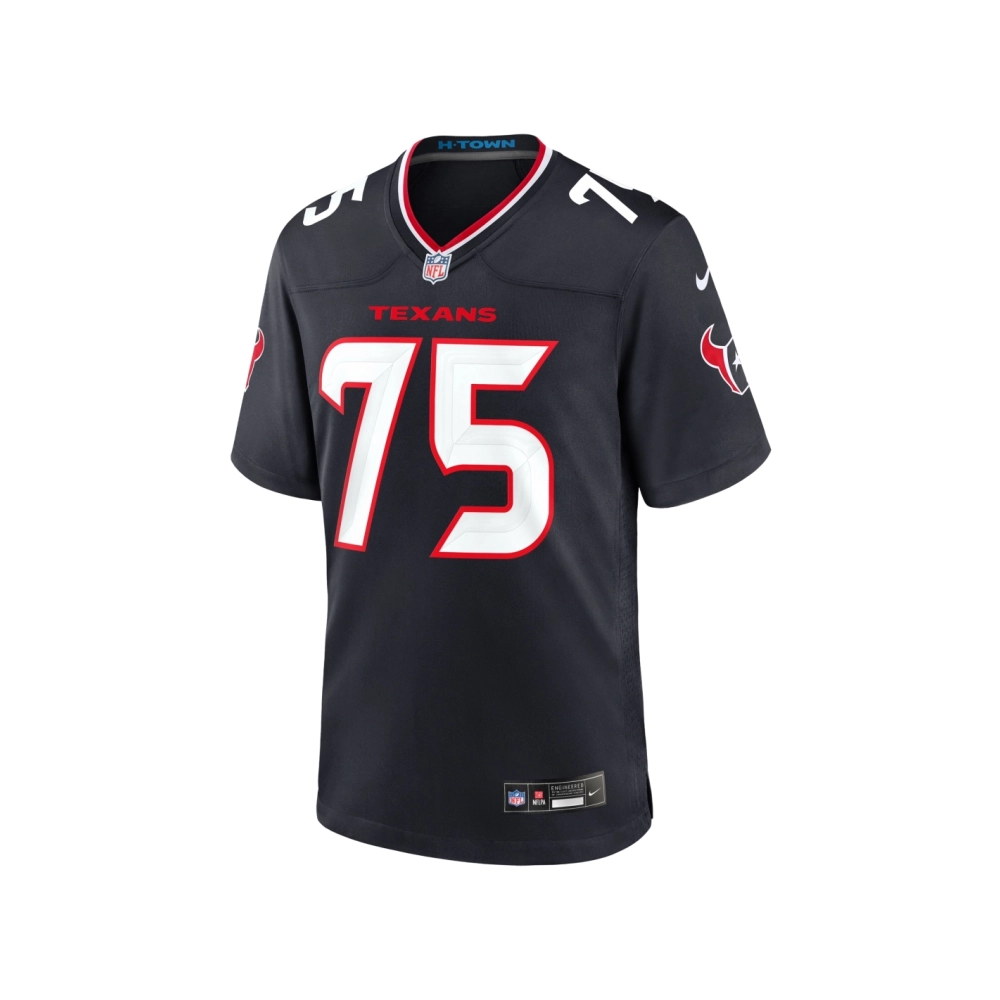 Mens Houston Texans David Sharpe Navy Team Game Jersey