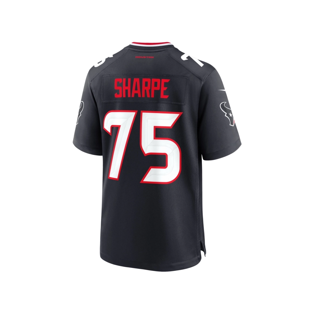 Mens Houston Texans David Sharpe Navy Team Game Jersey