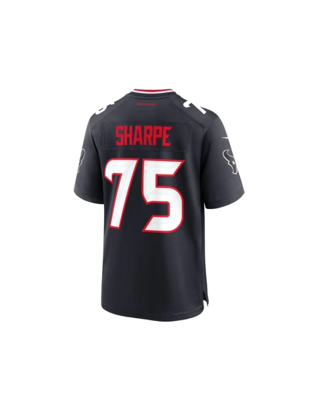 Mens Houston Texans David Sharpe Navy Team Game Jersey