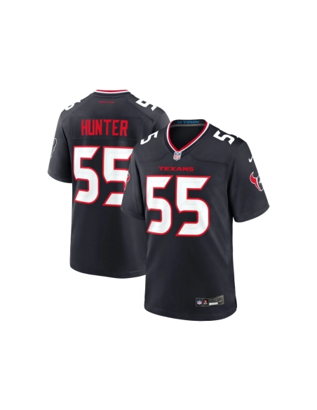 Mens Houston Texans Danielle Hunter Navy Team Game Jersey