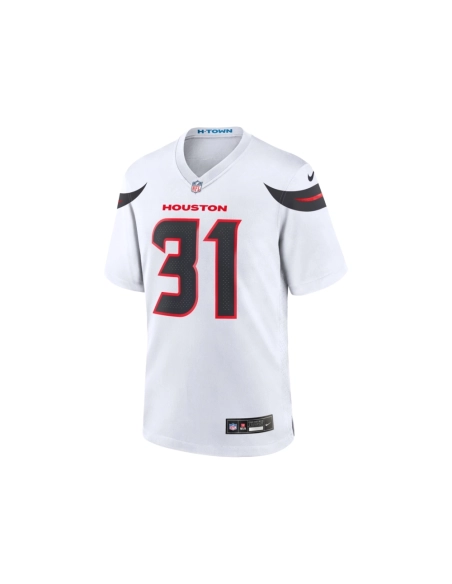 Mens Houston Texans Dameon Pierce White Game Jersey