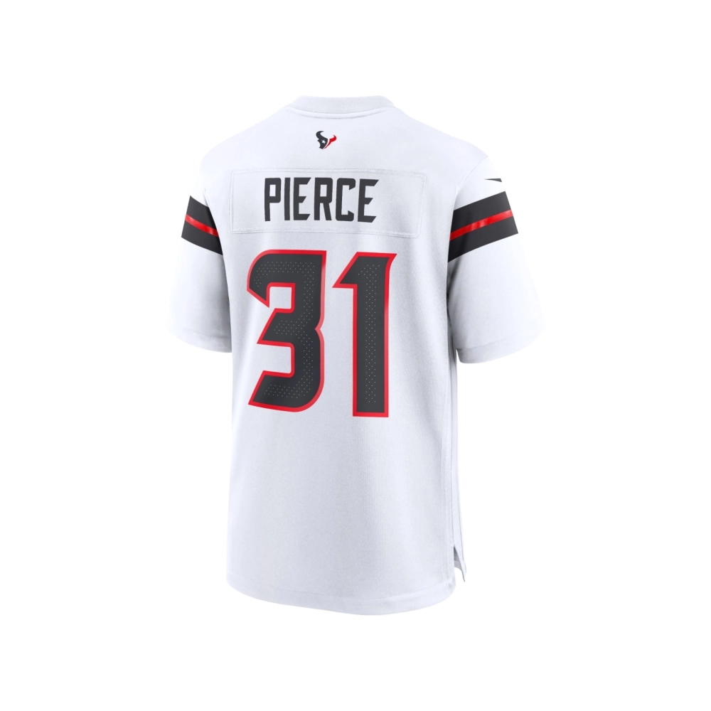 Mens Houston Texans Dameon Pierce White Game Jersey