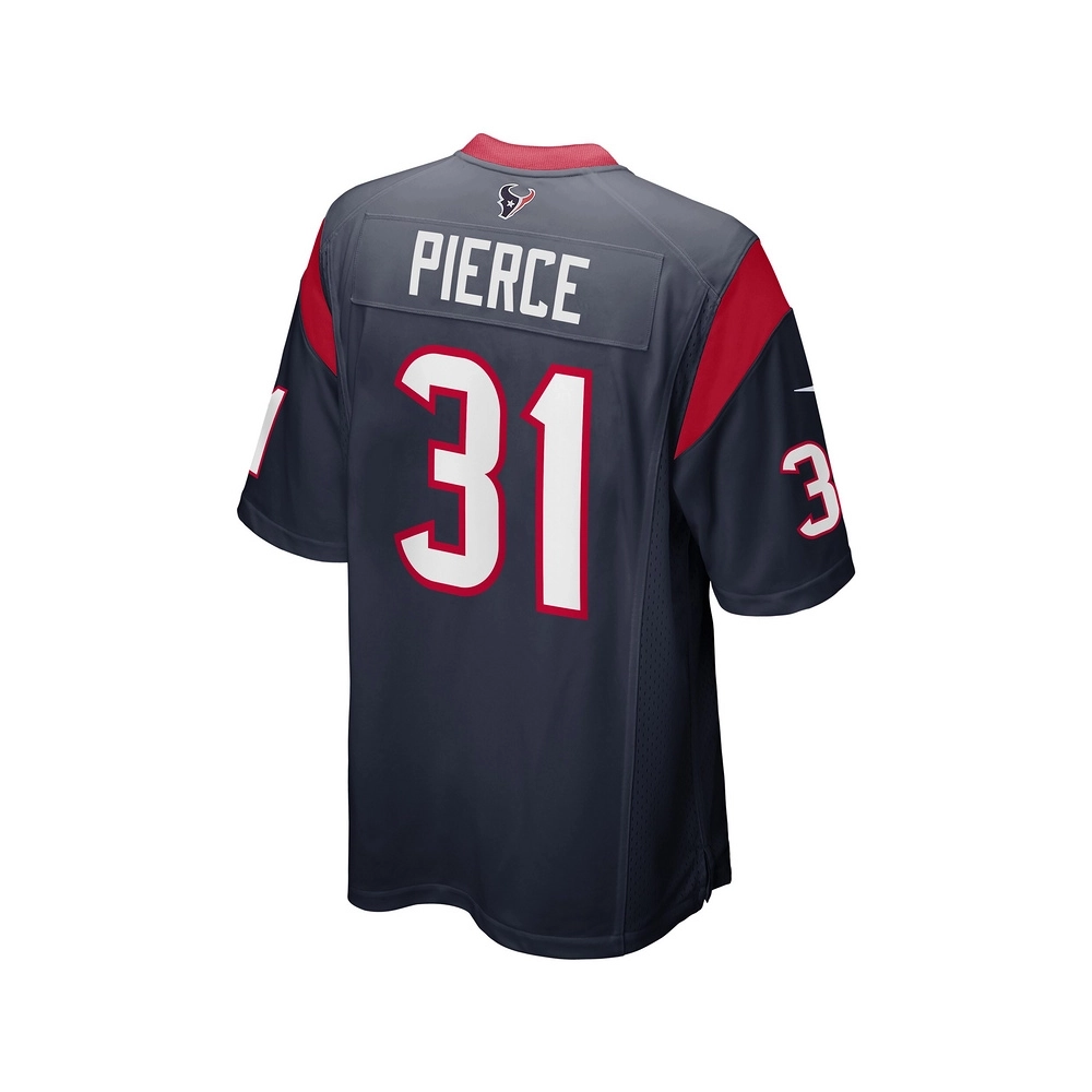 Mens Houston Texans Dameon Pierce Navy Game Player Jersey