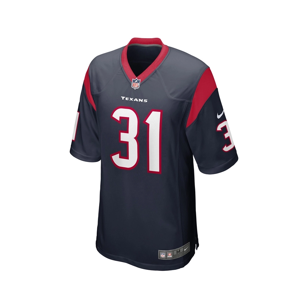 Mens Houston Texans Dameon Pierce Navy Game Player Jersey