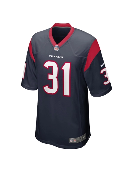 Mens Houston Texans Dameon Pierce Navy Game Player Jersey