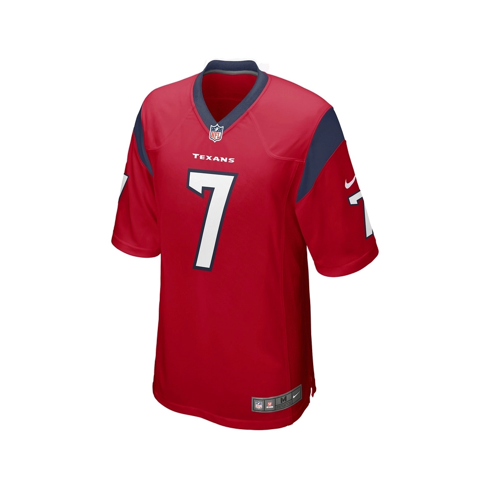 Mens Houston Texans CJ Stroud Red 2023 NFL Draft First Round Pick Alternate Game Jersey