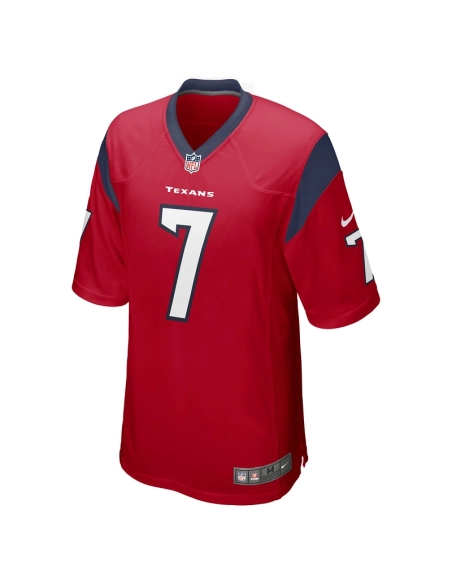 Mens Houston Texans CJ Stroud Red 2023 NFL Draft First Round Pick Alternate Game Jersey