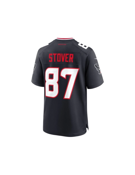 Mens Houston Texans Cade Stover Navy Game Jersey
